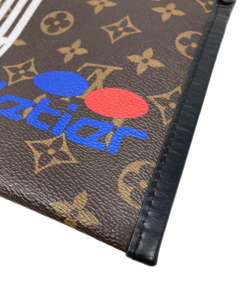 LOUIS VUITTON（ルイ ヴィトン）LOUIS VUITTON (ルイ ヴィトン) ショルダーバッグ ブラウン×パープルの古着・服飾アイテム