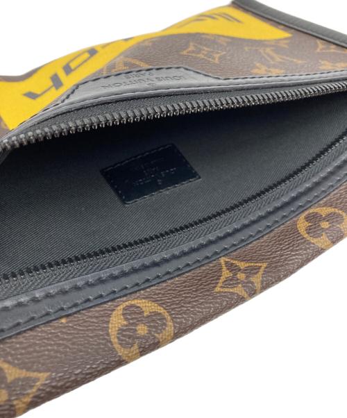 LOUIS VUITTON（ルイ ヴィトン）LOUIS VUITTON (ルイ ヴィトン) ショルダーバッグ ブラウン×パープルの古着・服飾アイテム