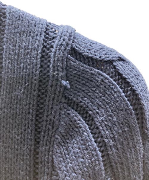 POLO RALPH LAUREN（ポロ・ラルフローレン）POLO RALPH LAUREN (ポロ・ラルフローレン) ケーブルニット コットン クルーネック セーター ネイビー サイズ:M 未使用品の古着・服飾アイテム