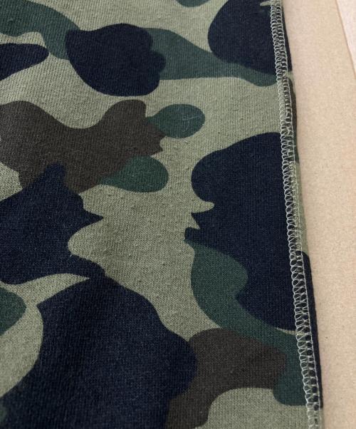 A BATHING APE（アベイシングエイプ）A BATHING APE (アベイシングエイプ) 1st camo shark full zip グリーン サイズ:Mの古着・服飾アイテム