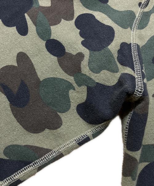 A BATHING APE（アベイシングエイプ）A BATHING APE (アベイシングエイプ) 1st camo shark full zip グリーン サイズ:Mの古着・服飾アイテム