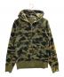 A BATHING APE（アベイシングエイプ）の古着「1st camo shark full zip」｜グリーン