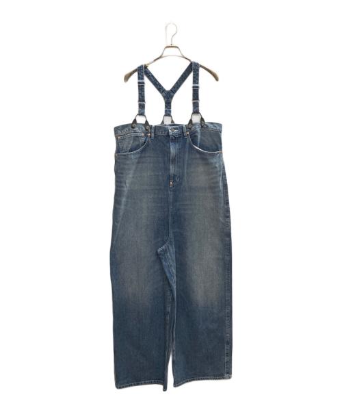 rhodo lirion（ロドリリオン）Rhodo lirioN (ロドリリオン) 5Pockets Suspender Pants Denim インディゴ サイズ:0/Sの古着・服飾アイテム