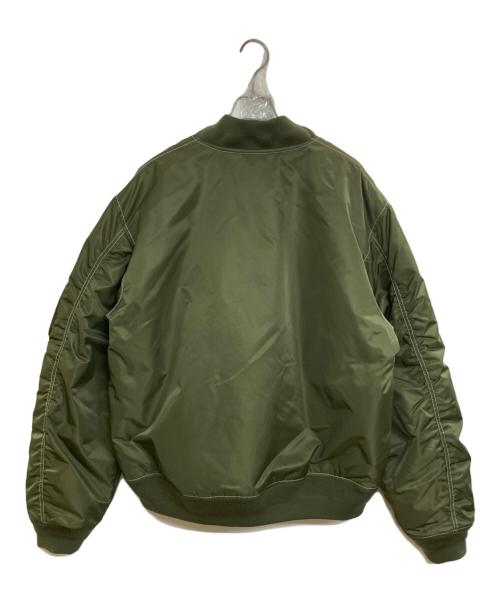 stussy（ステューシー）stussy (ステューシー) Built Reversible Bomber Jacket グリーン サイズ:XLの古着・服飾アイテム