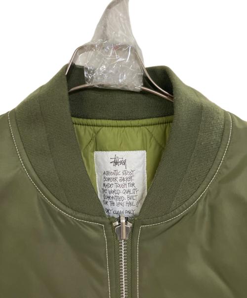 stussy（ステューシー）stussy (ステューシー) Built Reversible Bomber Jacket グリーン サイズ:XLの古着・服飾アイテム