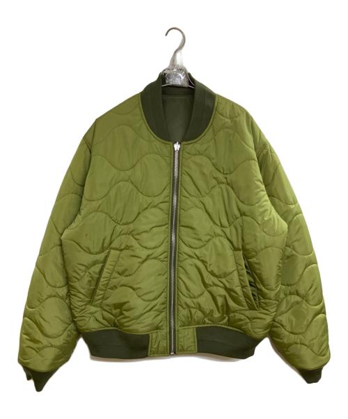 stussy（ステューシー）stussy (ステューシー) Built Reversible Bomber Jacket グリーン サイズ:XLの古着・服飾アイテム