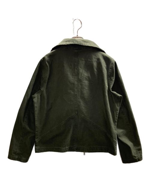 NO ID.（ノーアイディー）NO ID. (ノーアイディー) ハイカラーダックBLZ カーキ サイズ:1の古着・服飾アイテム