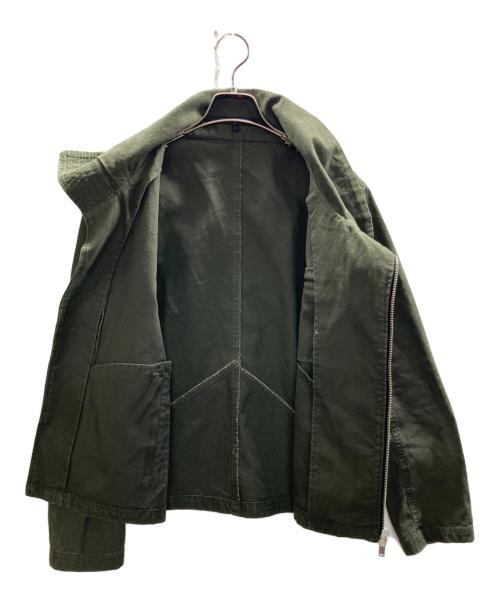 NO ID.（ノーアイディー）NO ID. (ノーアイディー) ハイカラーダックBLZ カーキ サイズ:1の古着・服飾アイテム