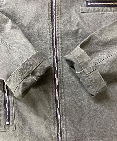 NO ID.（ノーアイディー）NO ID. (ノーアイディー) ハイカラーダックBLZ カーキ サイズ:1の古着・服飾アイテム
