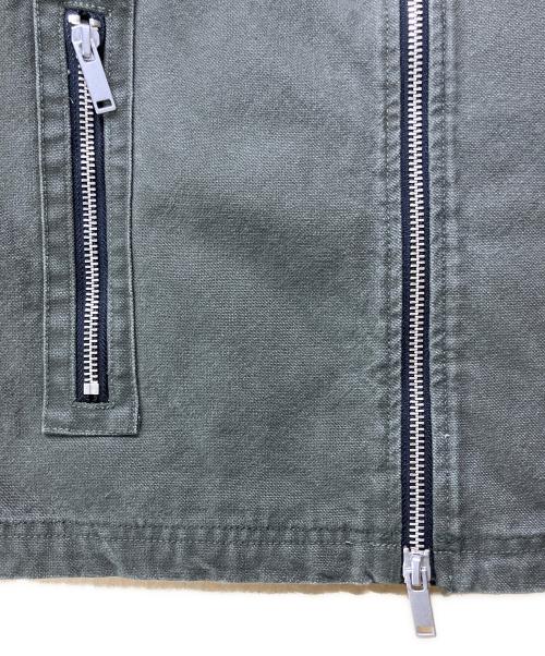 NO ID.（ノーアイディー）NO ID. (ノーアイディー) ハイカラーダックBLZ カーキ サイズ:1の古着・服飾アイテム