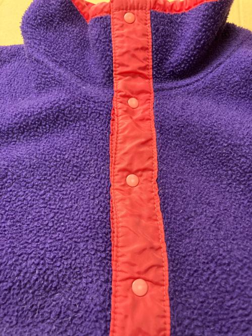 Patagonia（パタゴニア）Patagonia (パタゴニア) シンチラスナップTプルオーバー パープル×ピンク/エッグプラント サイズ:sの古着・服飾アイテム
