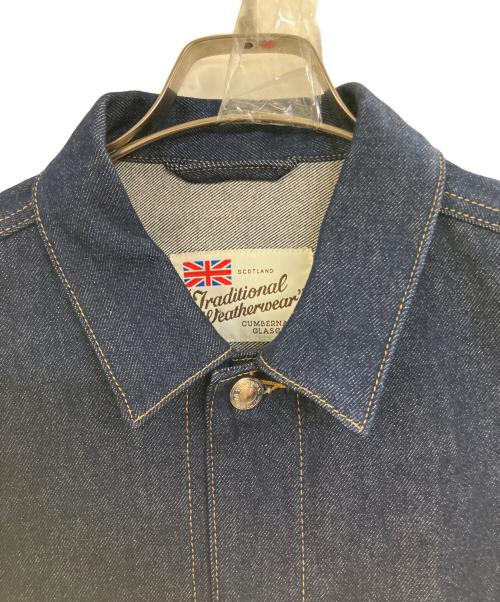 Traditional Weatherwear（トラディショナルウェザーウェア）Traditional Weatherwear (トラディショナルウェザーウェア) WORK JACKET 001D インディゴ サイズ:36の古着・服飾アイテム