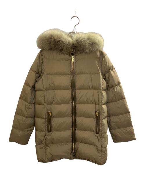 MACKINTOSH（マッキントッシュ）MACKINTOSH (マッキントッシュ) ファー付きショートダウンコート ブラウン サイズ:36の古着・服飾アイテム