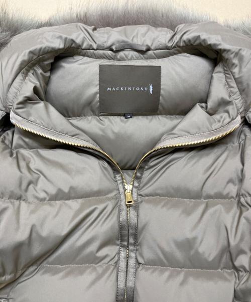 MACKINTOSH（マッキントッシュ）MACKINTOSH (マッキントッシュ) ファー付きショートダウンコート ブラウン サイズ:36の古着・服飾アイテム