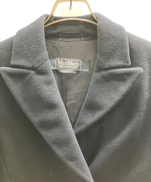Max Mara WEEK END LINE（マックスマーラ ウイークエンドライン）MAX MARA WEEK END LINE (マックスマーラ ウイークエンドライン) ウールコート ネイビー サイズ:40の古着・服飾アイテム