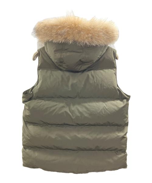 WOOLRICH（ウールリッチ）WOOLRICH (ウールリッチ) ファーダウンベスト カーキ サイズ: USA Sの古着・服飾アイテム