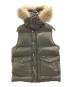 WOOLRICH（ウールリッチ）の古着「ファーダウンベスト」｜カーキ