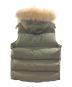 WOOLRICH (ウールリッチ) ファーダウンベスト カーキ サイズ: USA S：12000円