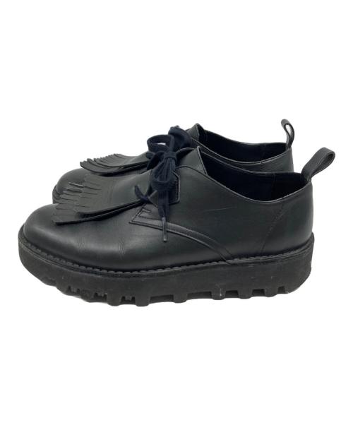 CLARKS（クラークス）CLARKS (クラークス) Engineered Garments (エンジニアド ガーメンツ) Desert Khan ブラック サイズ:26.5㎝の古着・服飾アイテム