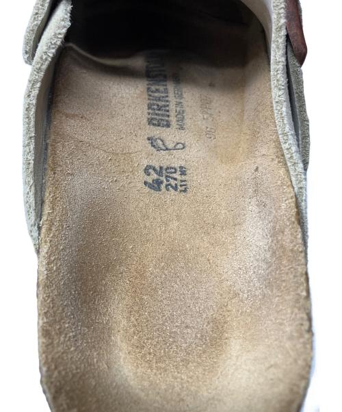 BIRKENSTOCK（ビルケンシュトック）BIRKENSTOCK (ビルケンシュトック) BOSTONサンダル ベージュ サイズ:27㎝の古着・服飾アイテム