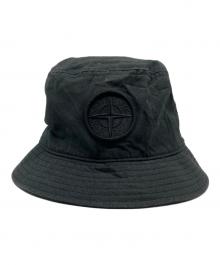 STONE ISLAND（ストーンアイランド）の古着「バケットハット」｜ブラック