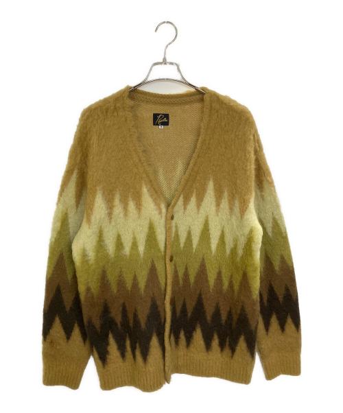 Needles（ニードルズ）Needles (ニードルズ) Mohair Cardigan ブラウン サイズ:Mの古着・服飾アイテム