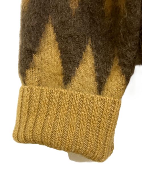 Needles（ニードルズ）Needles (ニードルズ) Mohair Cardigan ブラウン サイズ:Mの古着・服飾アイテム