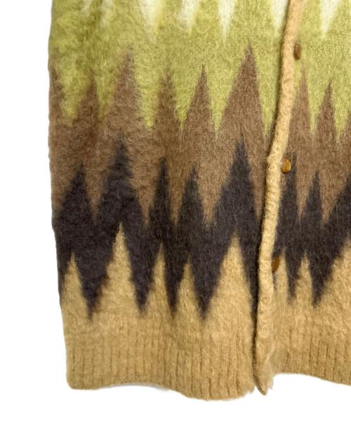 Needles（ニードルズ）Needles (ニードルズ) Mohair Cardigan ブラウン サイズ:Mの古着・服飾アイテム