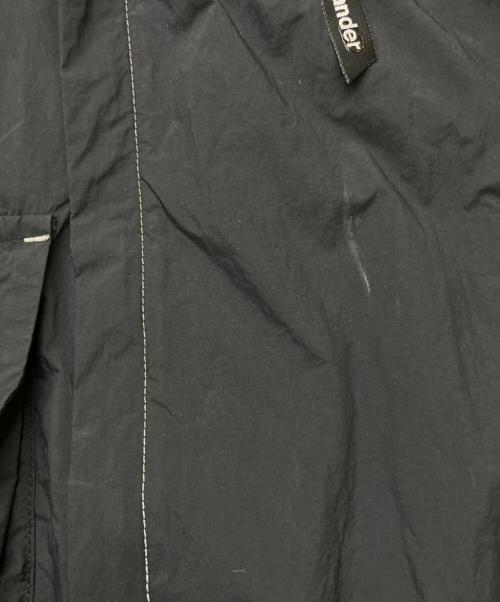 and wander（アンドワンダー）and wander (アンドワンダー) water repellent light jacket ブラック サイズ:Ⅼの古着・服飾アイテム