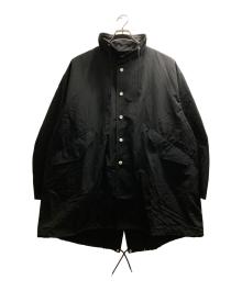 THE SHINZONE（ザ シンゾーン）の古着「Nylon Polyester Fish Tail Mods Coat」｜ブラック
