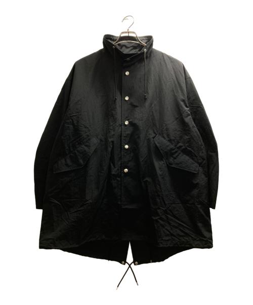 THE SHINZONE（ザ シンゾーン）THE SHINZONE (ザ シンゾーン) Nylon Polyester Fish Tail Mods Coat ブラック サイズ:34の古着・服飾アイテム