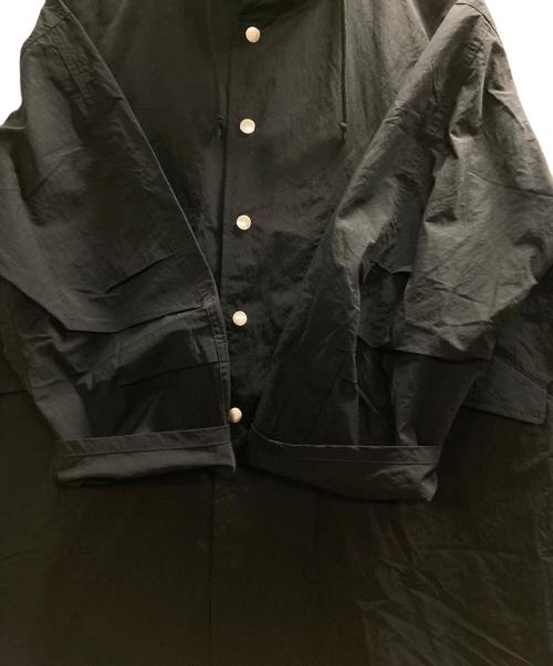 THE SHINZONE（ザ シンゾーン）THE SHINZONE (ザ シンゾーン) Nylon Polyester Fish Tail Mods Coat ブラック サイズ:34の古着・服飾アイテム