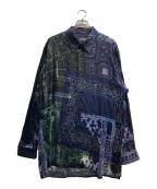 WILDSIDE YOHJI YAMAMOTOワイルドサイド ヨウジ ヤマモト）の古着「Paisley Pattern Shirt」｜マルチカラー