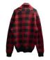 POLO RALPH LAUREN (ポロ・ラルフローレン) アルパカ混ブロックチェックニットジャケット ブラック×レッド サイズ:Ⅿ：9000円