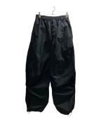 MAISON SPECIALメゾンスペシャル）の古着「ROYAL AIR VENTILEベルテッドスノーワイドパンツ」｜ネイビー
