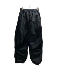 MAISON SPECIAL（メゾンスペシャル）の古着「ROYAL AIR VENTILEベルテッドスノーワイドパンツ」｜ネイビー
