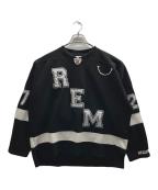 READYMADEレディメイド）の古着「GAME SHIRT SMILE」｜ブラック