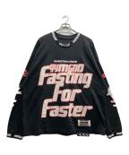 RRR123 RIVINGTON roi RebisRRR123 リヴィントンロイレビス）の古着「FASTING FOR FASTER LS TEE」｜ブラック