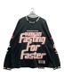RRR123 RIVINGTON roi Rebis（RRR123 リヴィントンロイレビス）の古着「FASTING FOR FASTER LS TEE」｜ブラック