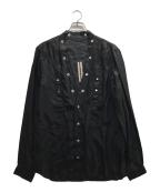 RICK OWENSリックオウエンス）の古着「LARRY SHIRT」｜ブラック