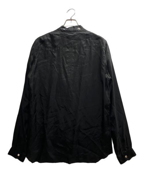 RICK OWENS（リックオウエンス）RICK OWENS (リックオウエンス) LARRY SHIRT ブラック サイズ:48の古着・服飾アイテム