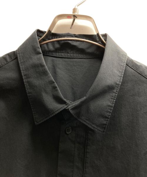 Y-3（ワイスリー）Y-3 (ワイスリー) ルーズフィットロングスリーブシャツ ブラック サイズ:Ⅼの古着・服飾アイテム