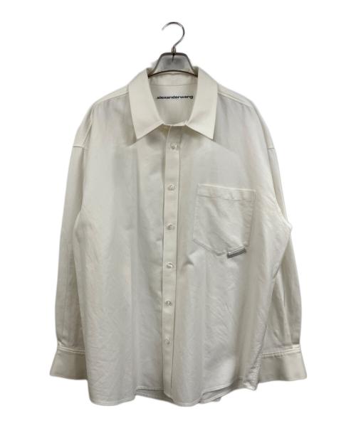 ALEXANDER WANG（アレキサンダー・ワン）ALEXANDER WANG (アレキサンダー・ワン) オーバーサイズシャツ ホワイト サイズ:Ⅿの古着・服飾アイテム