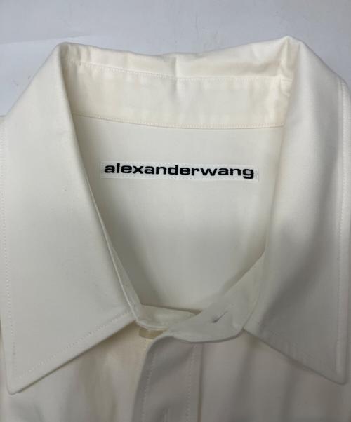 ALEXANDER WANG（アレキサンダー・ワン）ALEXANDER WANG (アレキサンダー・ワン) オーバーサイズシャツ ホワイト サイズ:Ⅿの古着・服飾アイテム