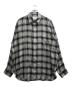 ssstein（シュタイン）の古着「RAYON/LYOCELL CHECK OVERSIZED DOWN PAT SHIRT」｜グレー