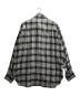 ssstein (シュタイン) RAYON/LYOCELL CHECK OVERSIZED DOWN PAT SHIRT グレー サイズ:Ⅿ：22000円