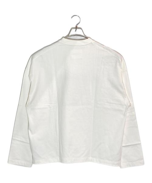 JIL SANDER（ジルサンダー）JIL SANDER (ジルサンダー) ロゴカットソー ホワイト サイズ:Lの古着・服飾アイテム