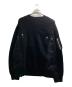 sacai（サカイ）の古着「MA-1 ウールニット プルオーバー」｜ブラック