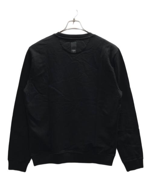 FENDI（フェンディ）FENDI (フェンディ) ロゴスウェット ブラック サイズ:XLの古着・服飾アイテム