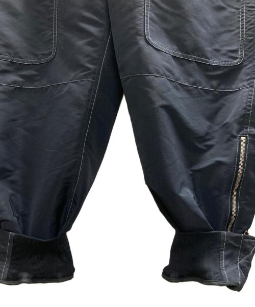 ALEXANDER McQUEEN（アレキサンダーマックイーン）ALEXANDER McQUEEN (アレキサンダーマックイーン) サイドジップリブパンツ ネイビー サイズ:48の古着・服飾アイテム